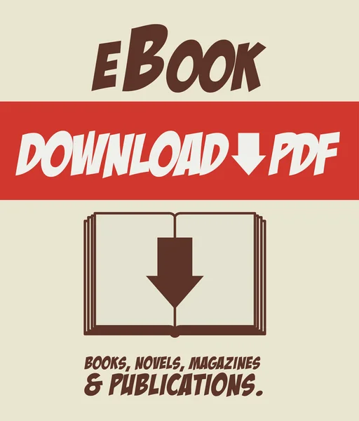 EBook-Design — Stockvektor