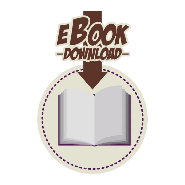 Disegno del ebook — Vettoriale Stock