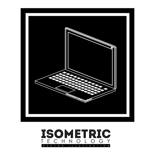 Desenho isométrico — Vetor de Stock