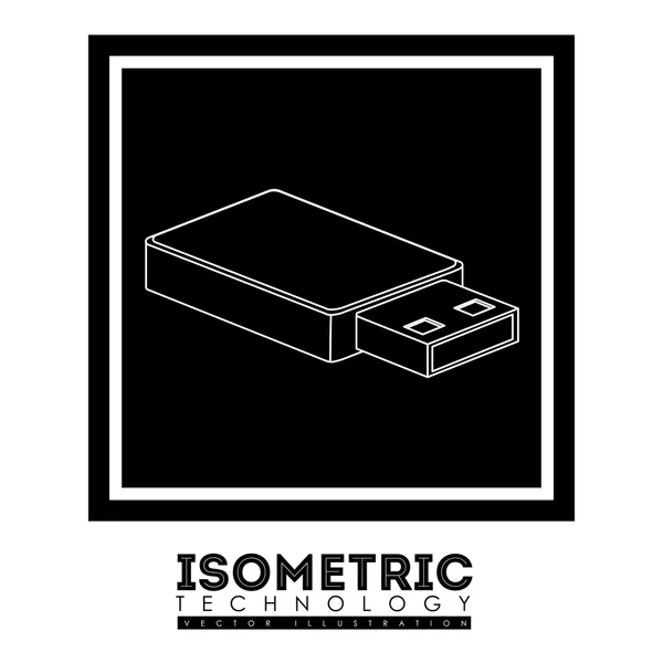 Design isometrico — Vettoriale Stock