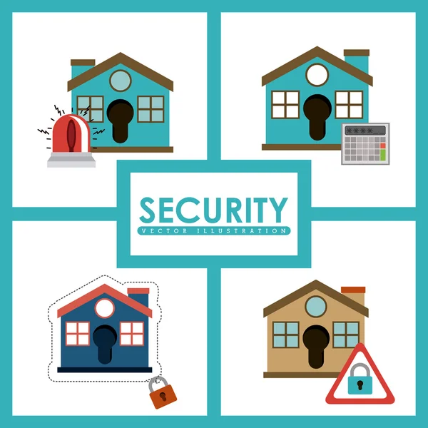 Security System design — Stock Vector
