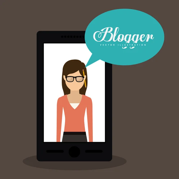 Blogger дизайн — стоковий вектор