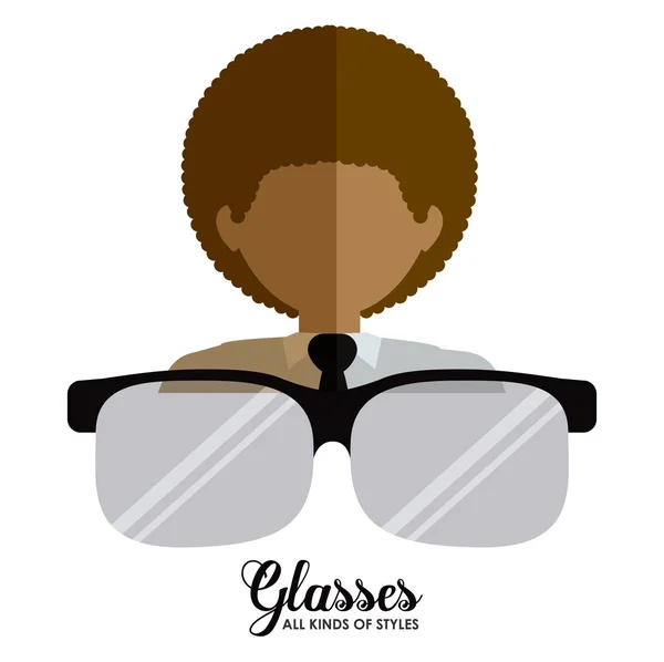 Glasses design — Stock Vector