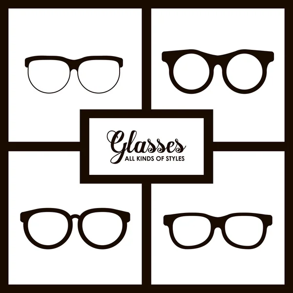 Progettazione occhiali — Vettoriale Stock