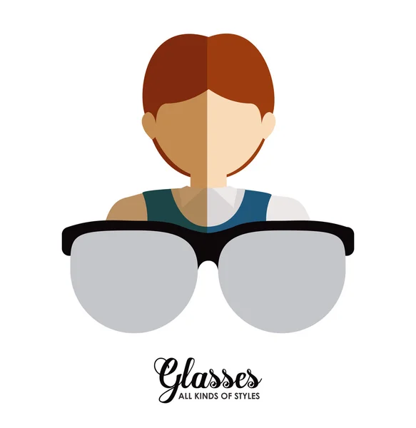Glasögon design — Stock vektor