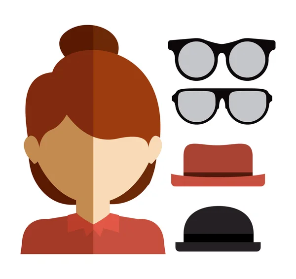 Design de óculos — Vetor de Stock