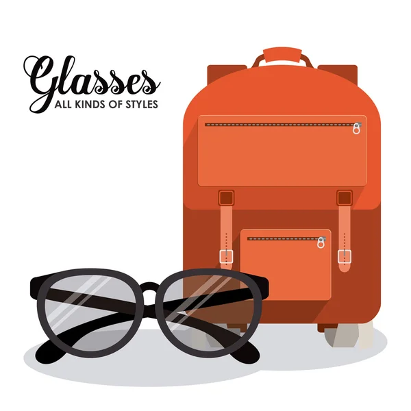 Summer Glasses design — Stock Vector