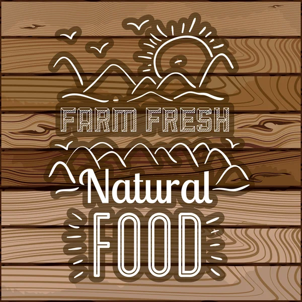 Дизайн Farm Food — стоковый вектор