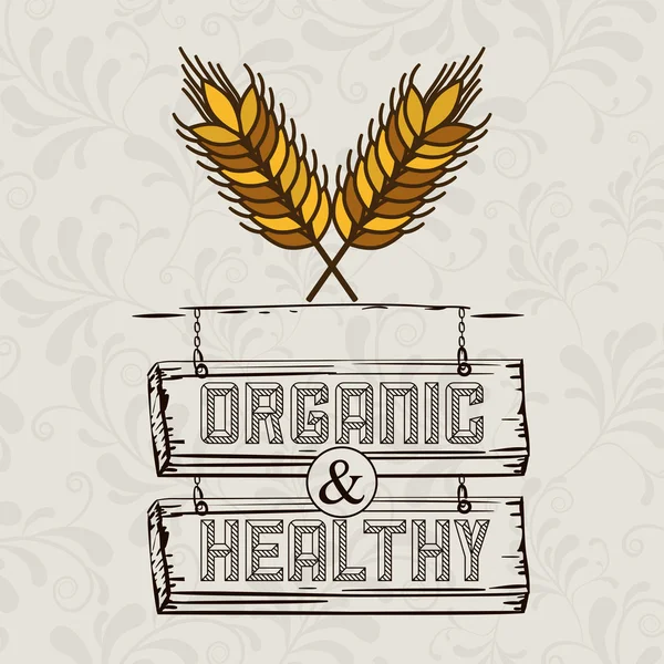 Agricole Design alimentaire — Image vectorielle