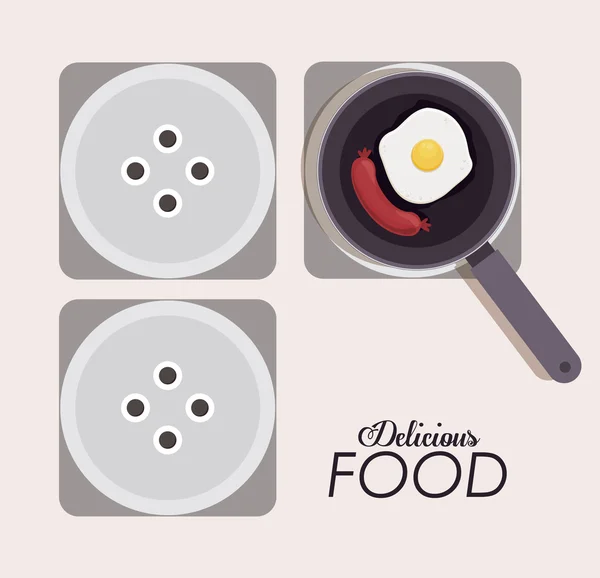 Diseño de alimentos — Archivo Imágenes Vectoriales