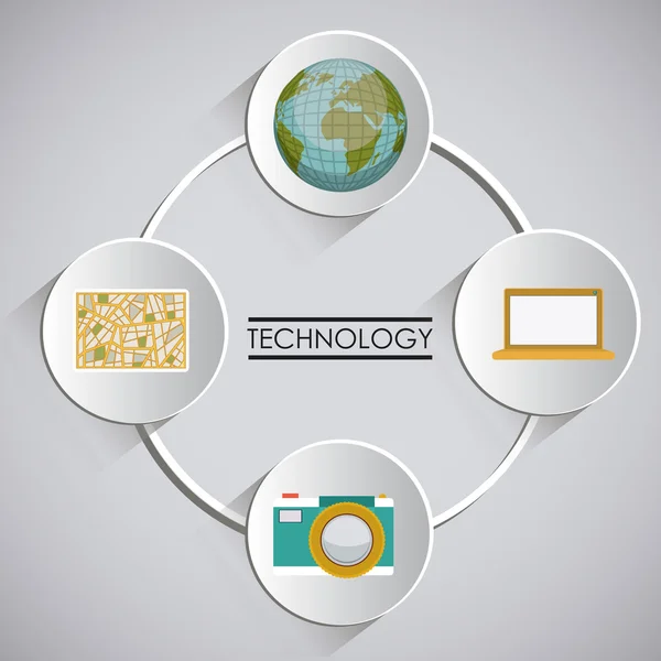 Progettazione tecnologica — Vettoriale Stock