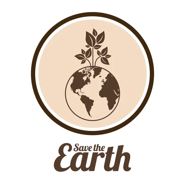 拯救地球设计 — 图库矢量图片