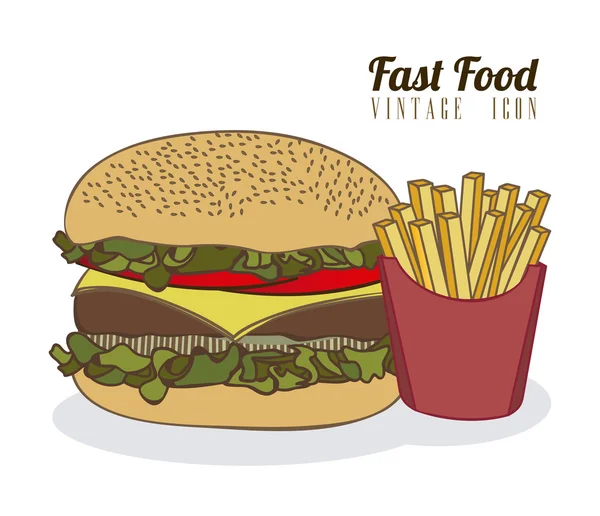Fast Food design — Stock Vector