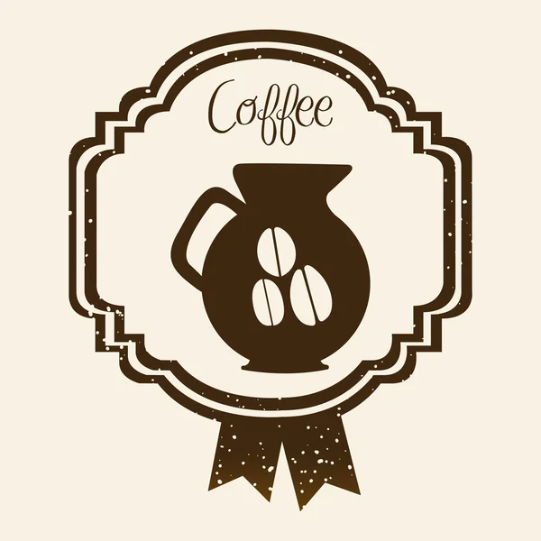 Koffie ontwerp — Stockvector