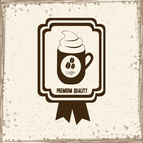 Diseño de café — Archivo Imágenes Vectoriales