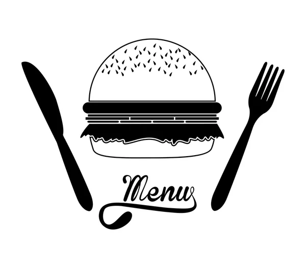 Conception de menu — Image vectorielle