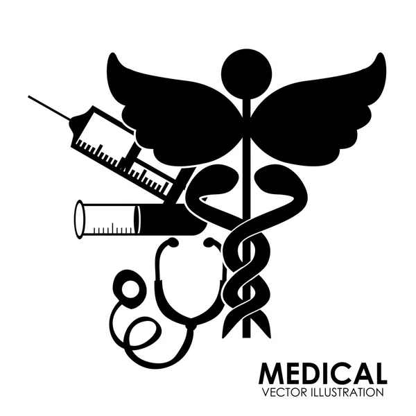 Projekt opieki medycznej — Wektor stockowy