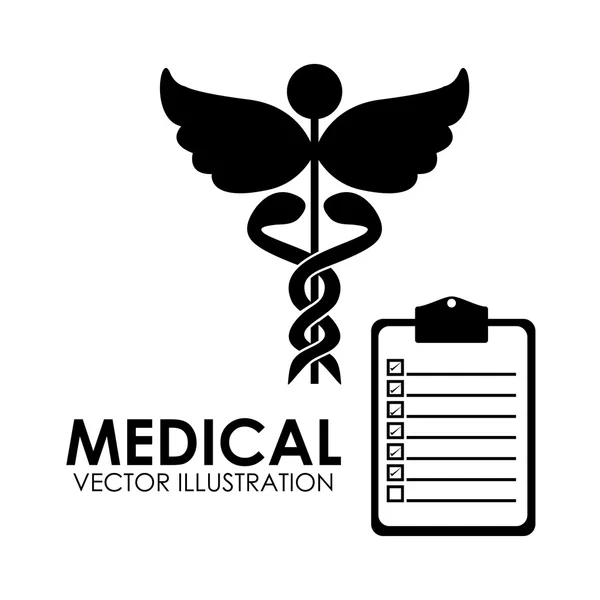 Diseño de atención médica — Vector de stock