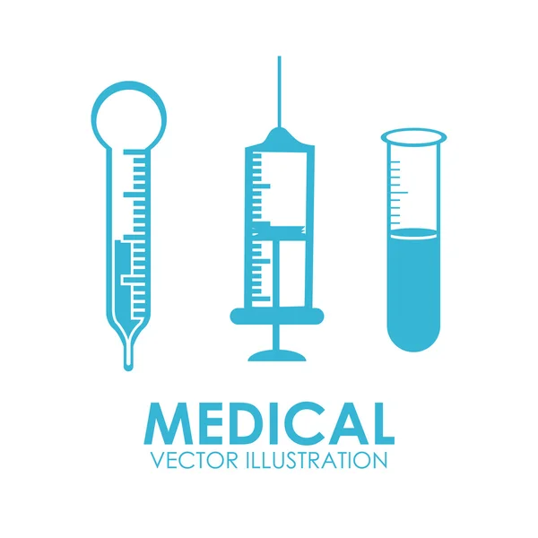 Conception de soins médicaux — Image vectorielle