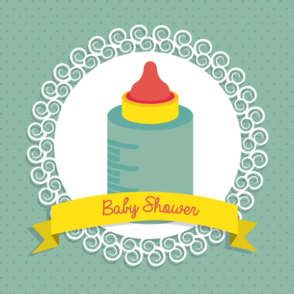 Baby douche ontwerp — Stockvector