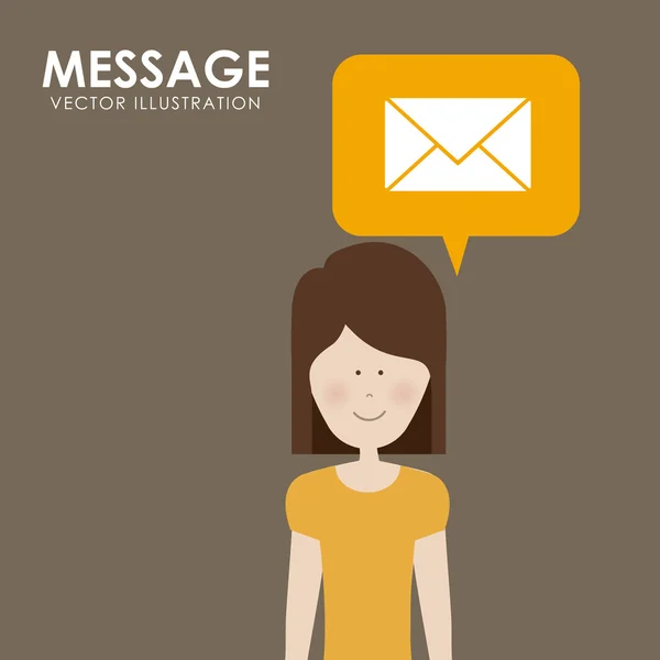 Conception du message — Image vectorielle