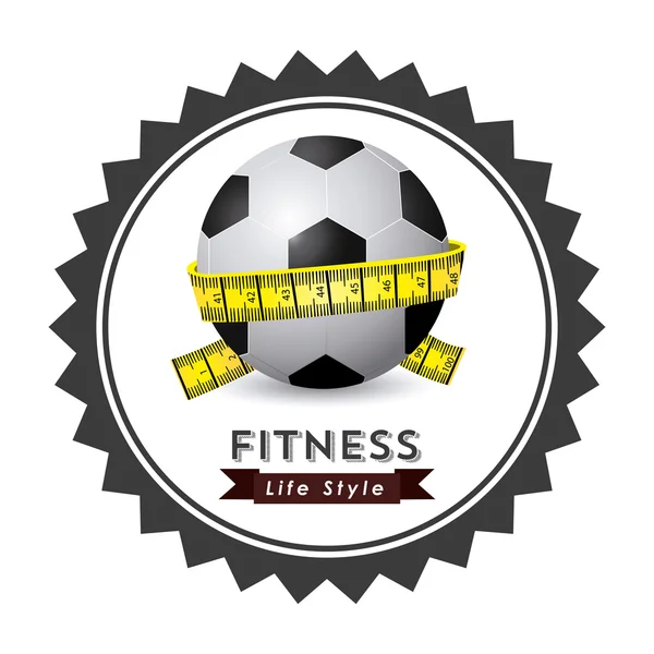 Fitness design — Stock Vector