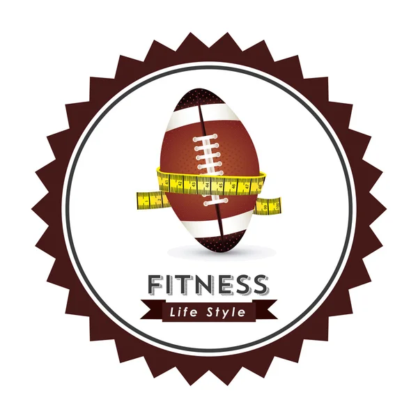 Fitness design — Stock Vector