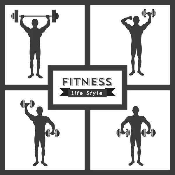 Fitness design — Stock Vector