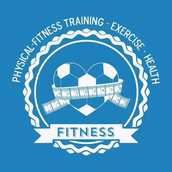 Diseño de fitness — Archivo Imágenes Vectoriales