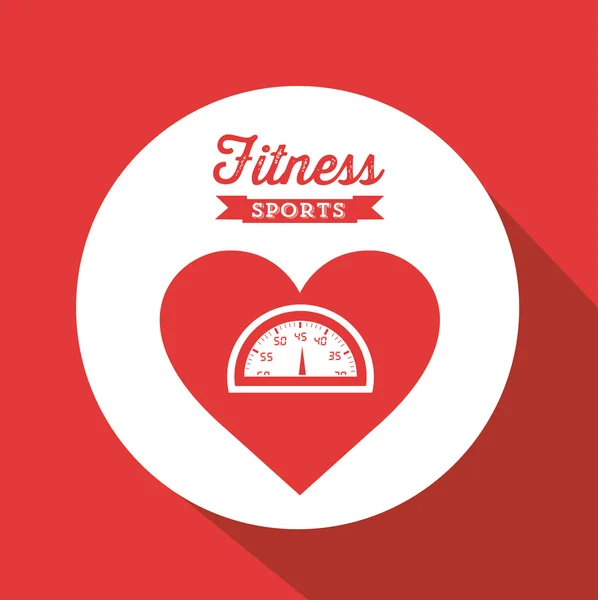 Diseño de fitness — Archivo Imágenes Vectoriales