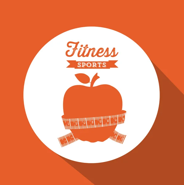 Fitness tasarım — Stok Vektör