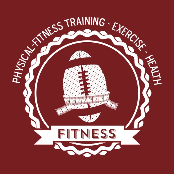 Diseño de fitness — Vector de stock