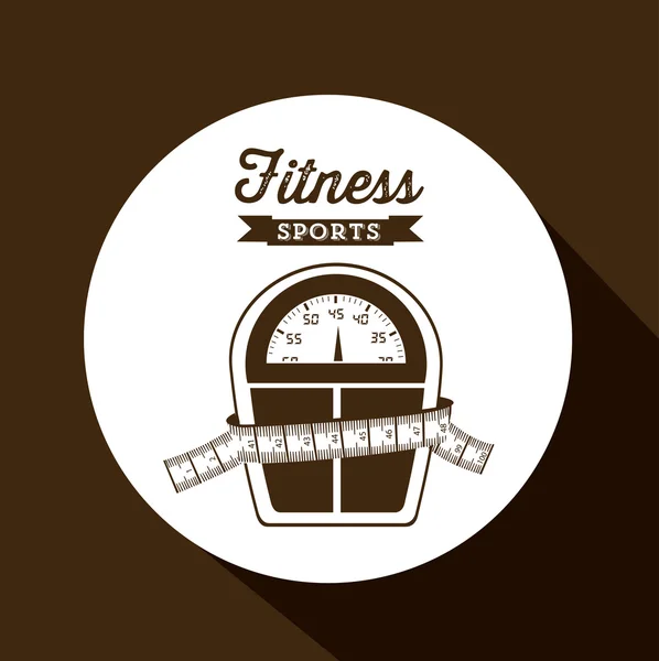 Fitnessdesign — Stockvektor