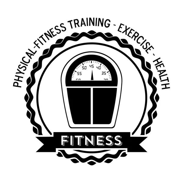 Diseño de fitness — Archivo Imágenes Vectoriales