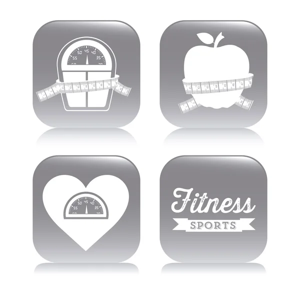 Conception de fitness — Image vectorielle