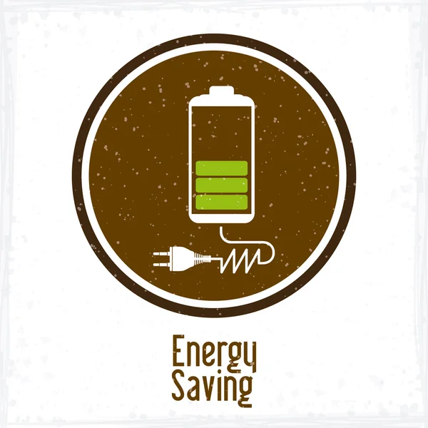 Energy Saving design — Stock Vector