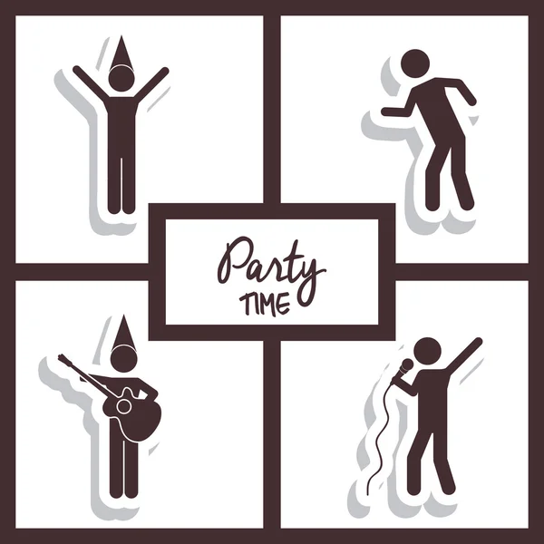 Дизайн вечеринки — стоковый вектор