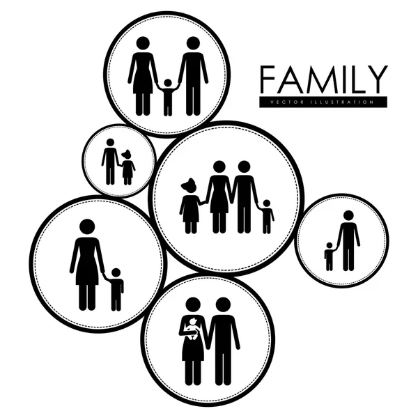 Family design — Stock Vector