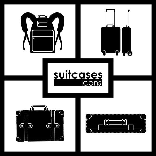 Suitcase design — Stock Vector