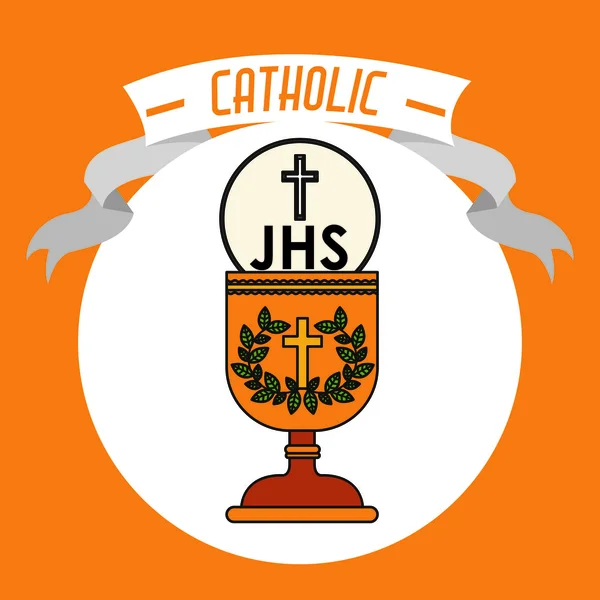 Desenho católico — Vetor de Stock