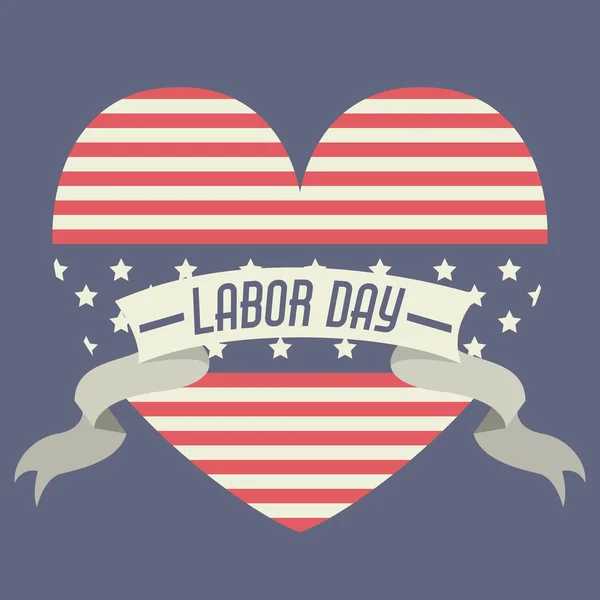 Labor Day design — Stock Vector