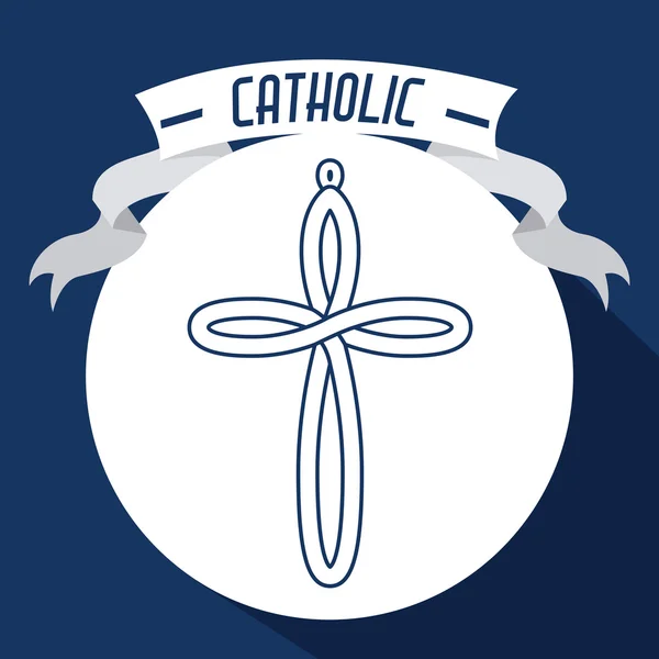 Catholic design — Stock Vector