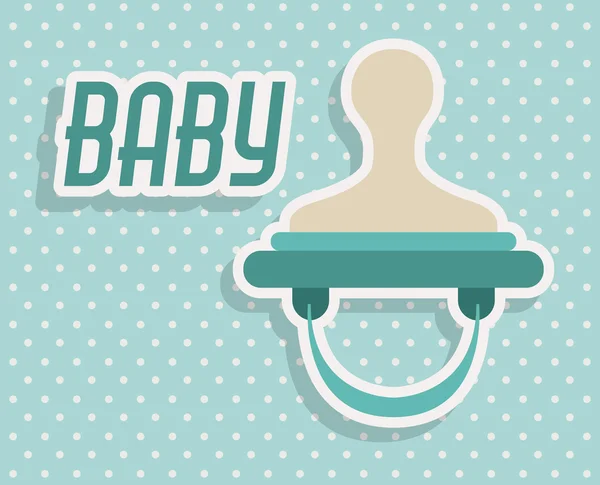 Baby douche ontwerp — Stockvector