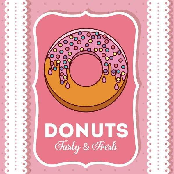 Donuts Shop design — Stock Vector