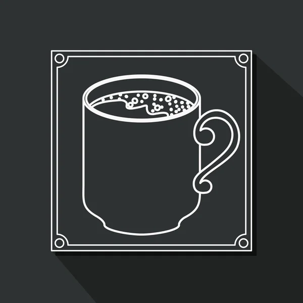 Koffiehuis ontwerp — Stockvector