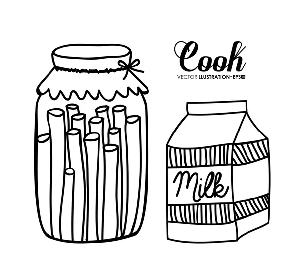 Diseño cocinero — Vector de stock