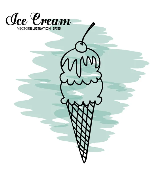 Diseño de helado — Archivo Imágenes Vectoriales