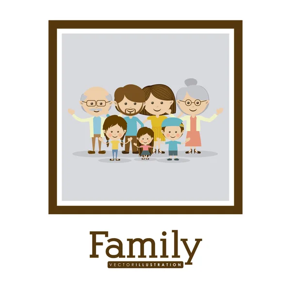 Familjen design — Stock vektor
