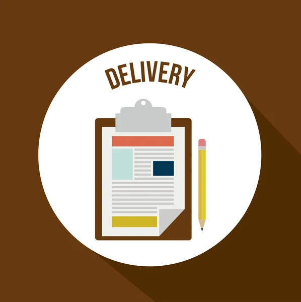 Delivery design — Stock Vector