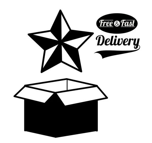 Delivery design — Stock Vector